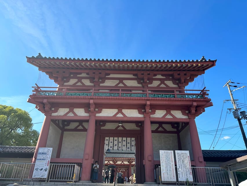 Osaka: Private Tour of Shitennoji, Osaka's Oldest Temple - Exploring the central temple buildings with a guide