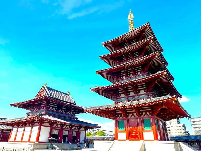 Osaka: Private Tour of Shitennoji, Osaka's Oldest Temple - Meeting at the Stone Torii Gate, then starting with the right view