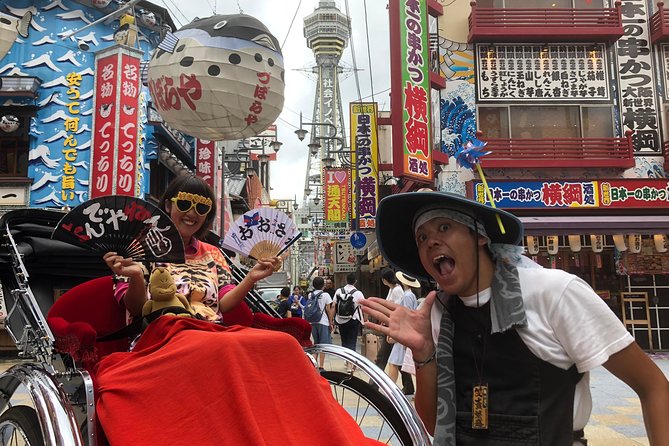 Osaka Rickshaw Tour in New World - Pickup, private group, and how timing affects the experience