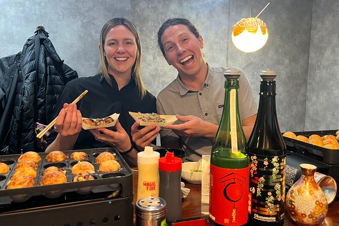 Osaka Sake Tasting & Takoyaki Cooking Experience - Key highlights worth your time
