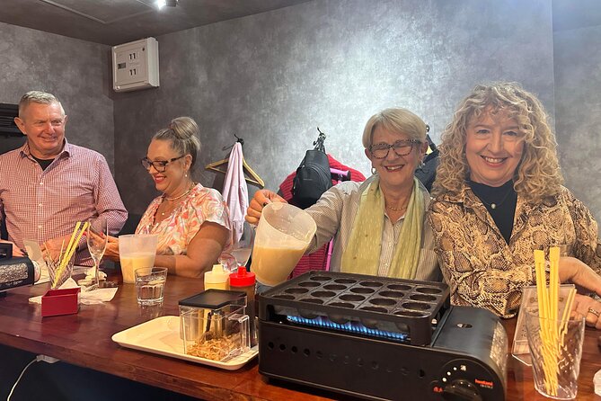 Osaka Sake Tasting & Takoyaki Cooking Experience - A sake sommelier tasting you can actually use later