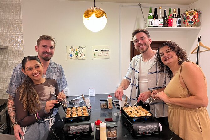 Osaka Sake Tasting & Takoyaki Cooking Experience - What you’ll actually eat and drink in the 2 hours