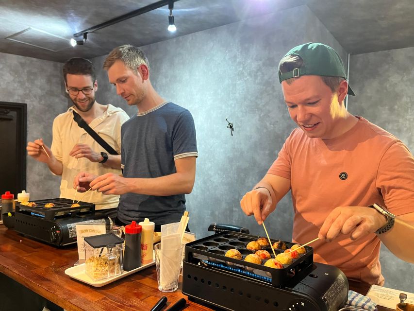Osaka Sake Tasting with Takoyaki Cooking - Where You Start in Osaka Namba, and Why It Feels Local