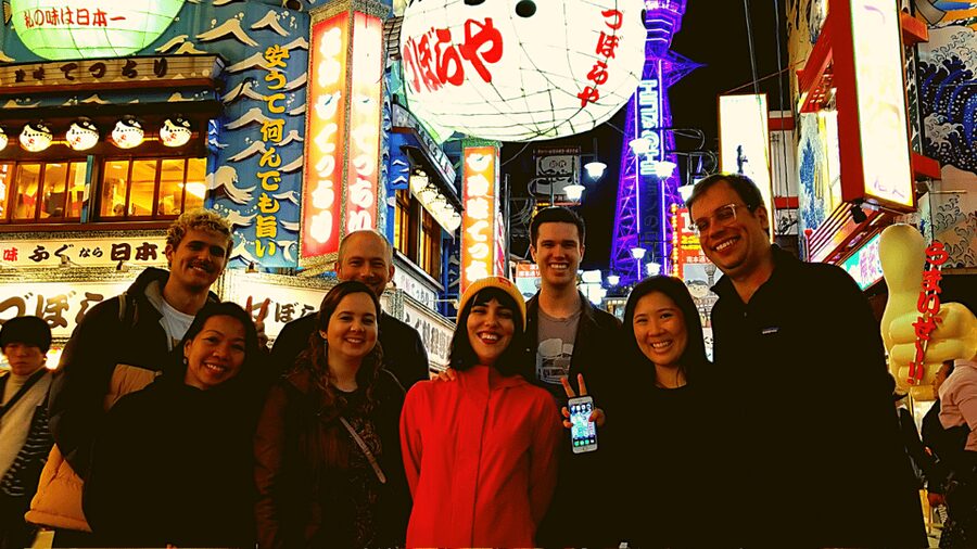 Osaka: Shinsekai Food Tour with 13-15 Dishes at 5 Eateries - The 5 Eateries and How 13-15 Dishes Are Piled On