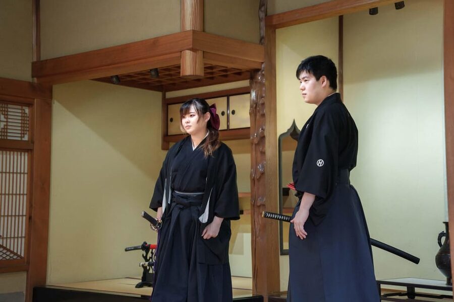 Osaka:Step into the Samurai World: Learn Iaido from a Master - Samurai training at Arai Jutaku, built in 1932