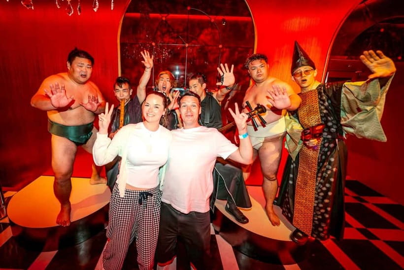 Osaka:SUMO BEATS SHOWCASE: Taiko Drum and Wagyu burger! - Timing, Seating, and Finding PICCADILLY PREMIUM in Umeda