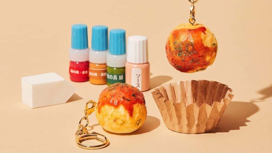 Osaka: Takoyaki Keychain and Magnet-Food Replica Workshop - Making two 3.5 cm takoyaki replicas for keychain and magnet