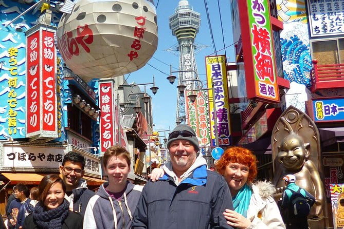 Osaka Walking Tour to Local Gems, Food & Culture - Dotonbori Canal Lights and Hozen-ji’s Moss-Covered Statue