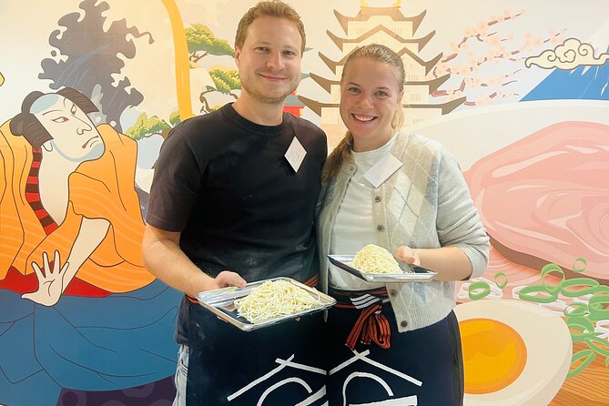 Ramen-Making Experience in the Osaka Castle Area with Souvenir - Choosing tonkotsu, shoyu, or miso soup base
