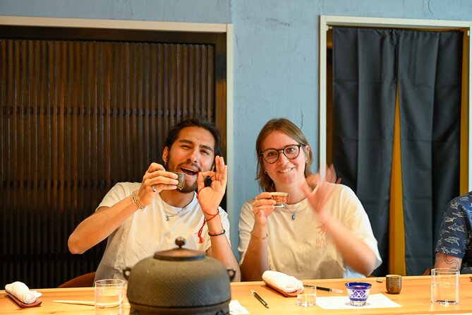 Sake "Omakase" in Osaka : Guided Tasting by a Active Sake brewer - Food pairing: three seasonal Japanese dishes that help you taste better