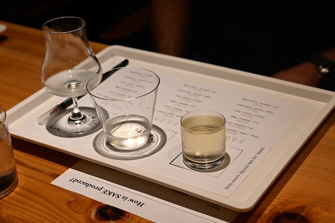 Sake "Omakase" in Osaka : Guided Tasting by a Active Sake brewer - The tasting sheet and Sake Preference Diagnosis: leave with a simple next step