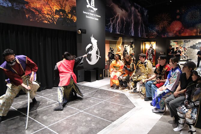 Samurai dress-up and shows, plus Tea Ceremony & Calligraphy - Tea ceremony: calm craft that breaks up the action