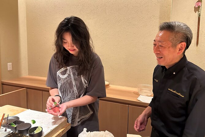 SUSHI Making Experience at Restaurant - Quality ingredients and the technique you are actually learning