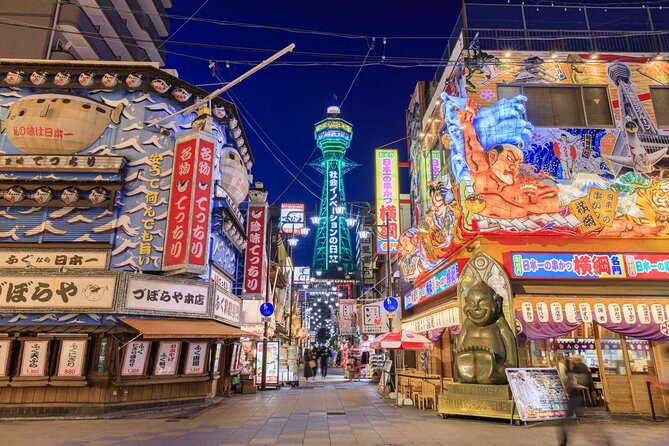 Tour Famous Spots in Osaka by Private Car - Shinsekai and Tsutenkaku: retro streets with room to wander
