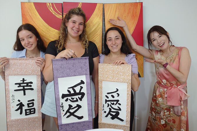 Traditional Calligraphy Experience near Dotonbori - Key things to know before you write kanji in Osaka