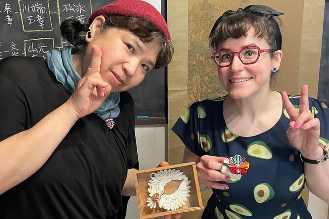 Tsumami Zaiku (Kanzashi) making Workshop in Abeno Osaka - Traditional or Sakura Kanzashi: Pick Your Challenge Level